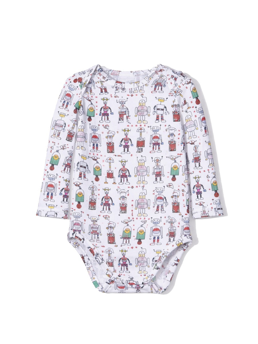 Marni Cotton Elastane Three-Piece Baby Set — White by Marni