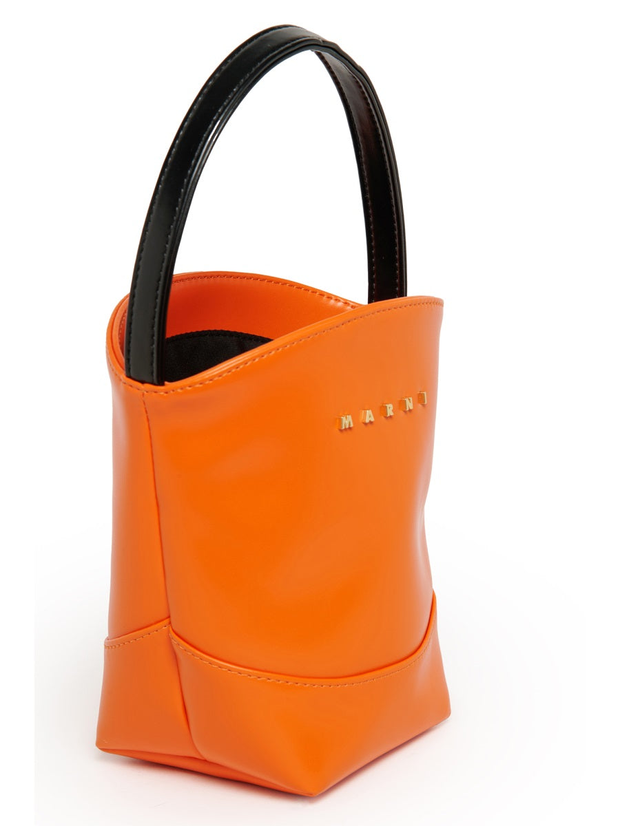 Marni Basketing Handbag — Orange, view 3