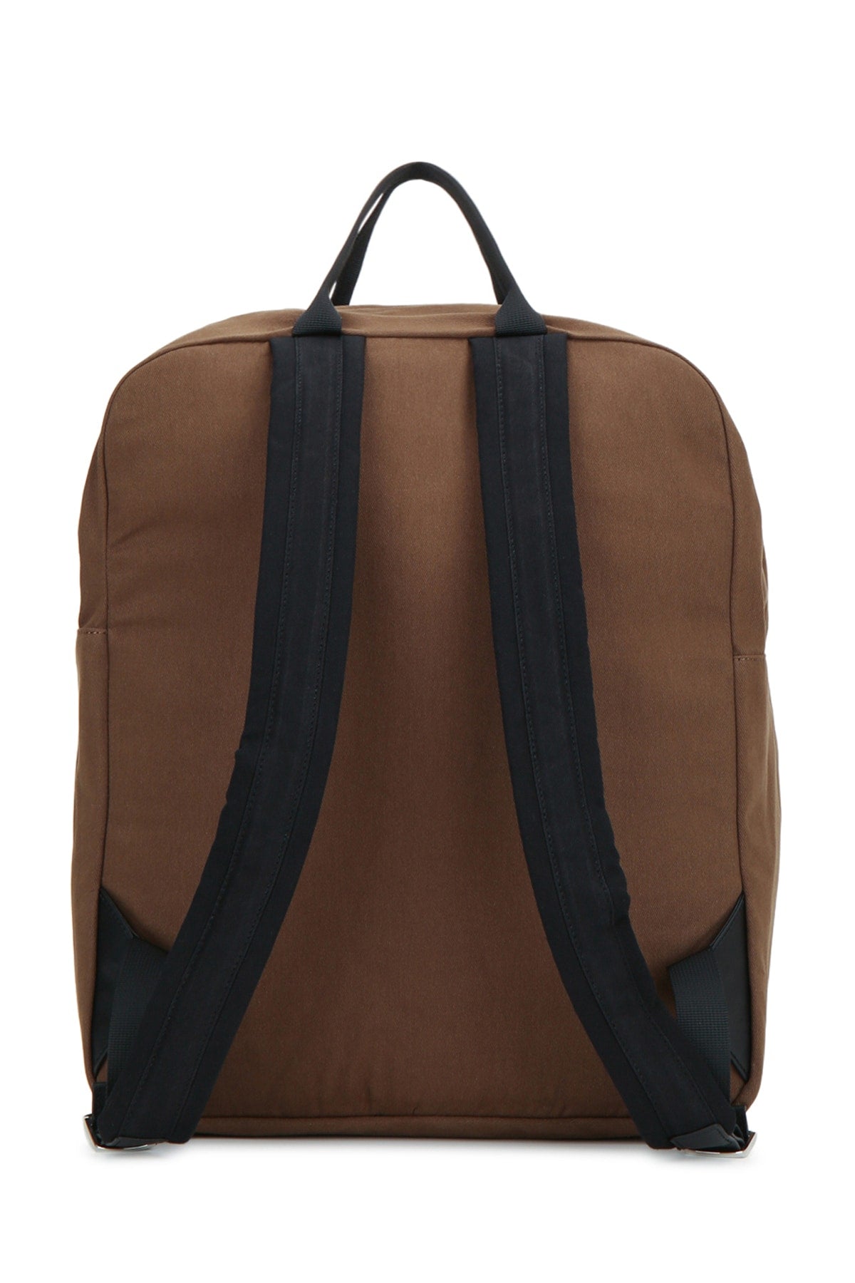 Marni Kids Logo Cotton-Blend Backpack — Brown, view 3