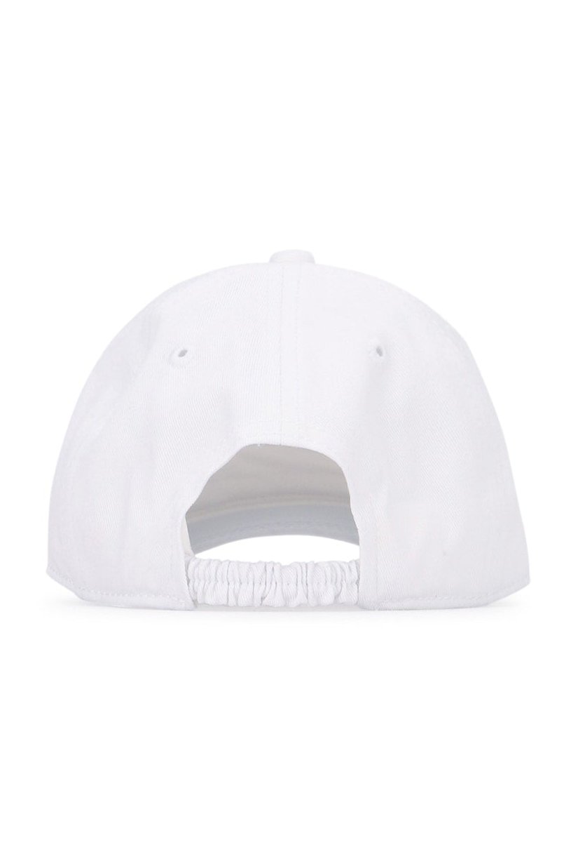 Marni Kids MF51B Logo-Embroidered Baseball Cap — White, view 3