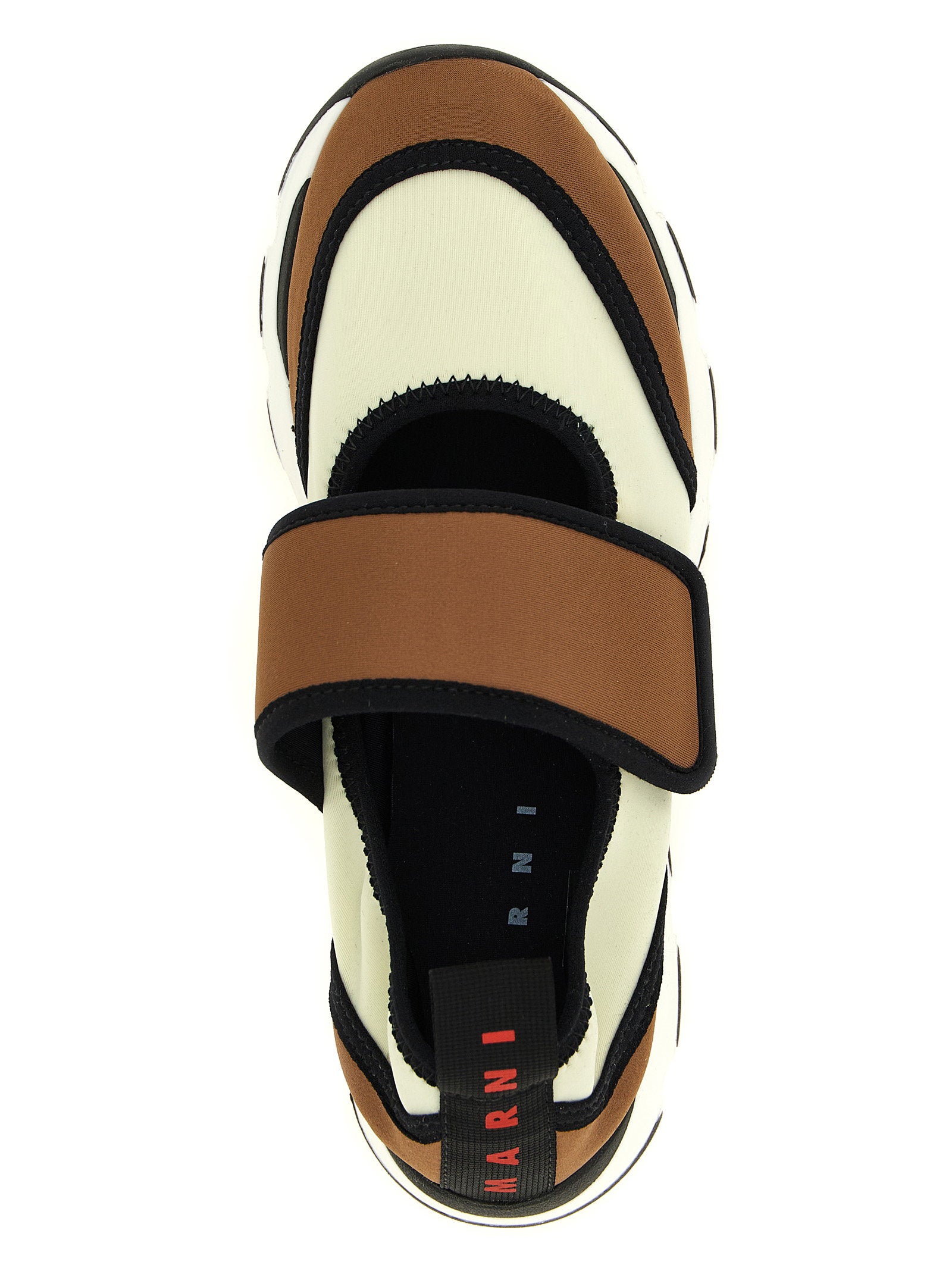 Marni Running Mary Jane Sneaker — Brown, view 4