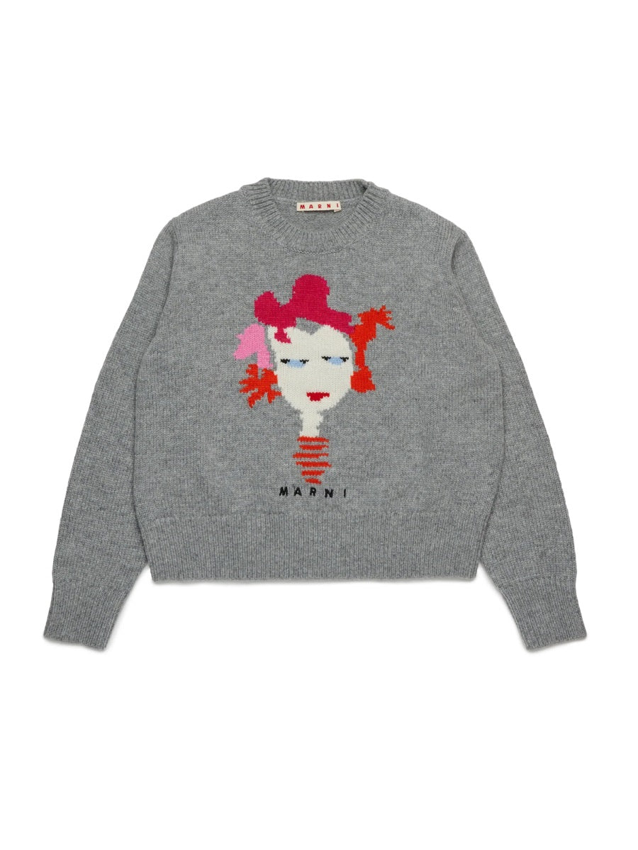 Marni Wool-Blend T-shirt — Gray by Marni