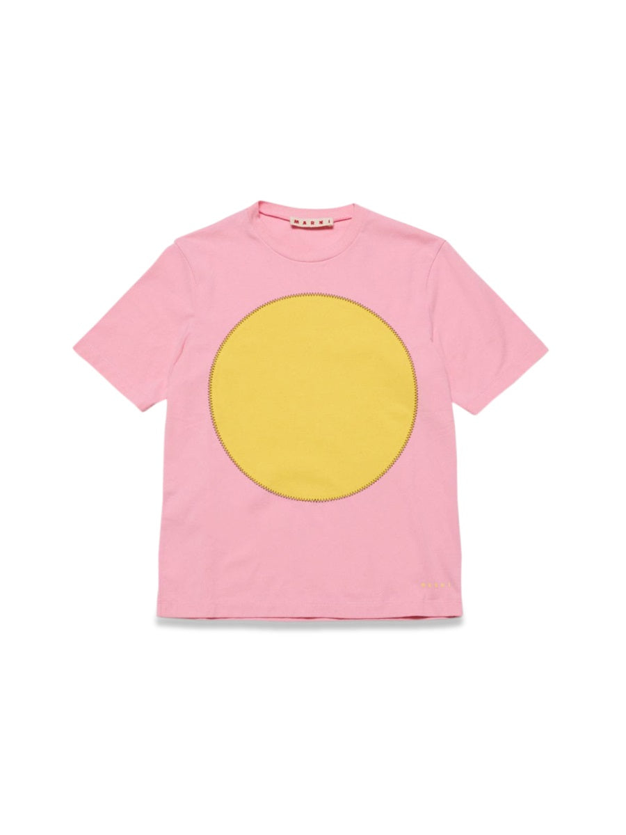 Marni Cotton-Elastane Stretch T-Shirt — Multicolor by Marni
