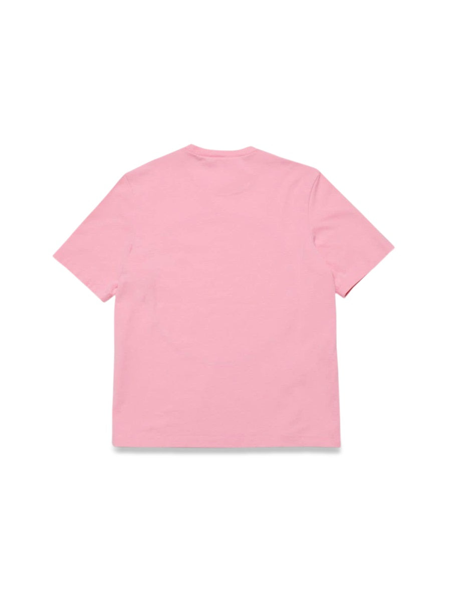 Marni Cotton-Elastane Stretch T-Shirt — Multicolor, view 4