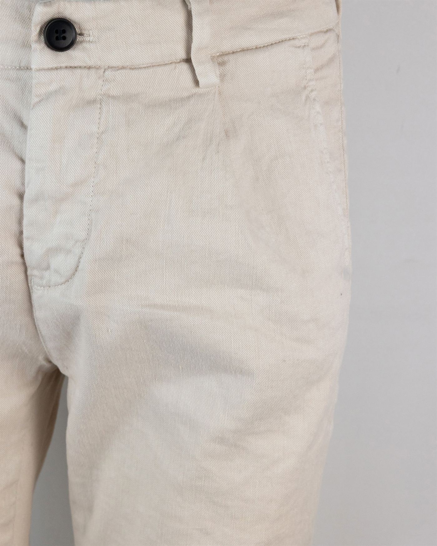 Mason'S Linen Blend Bermuda Shorts — White, view 3