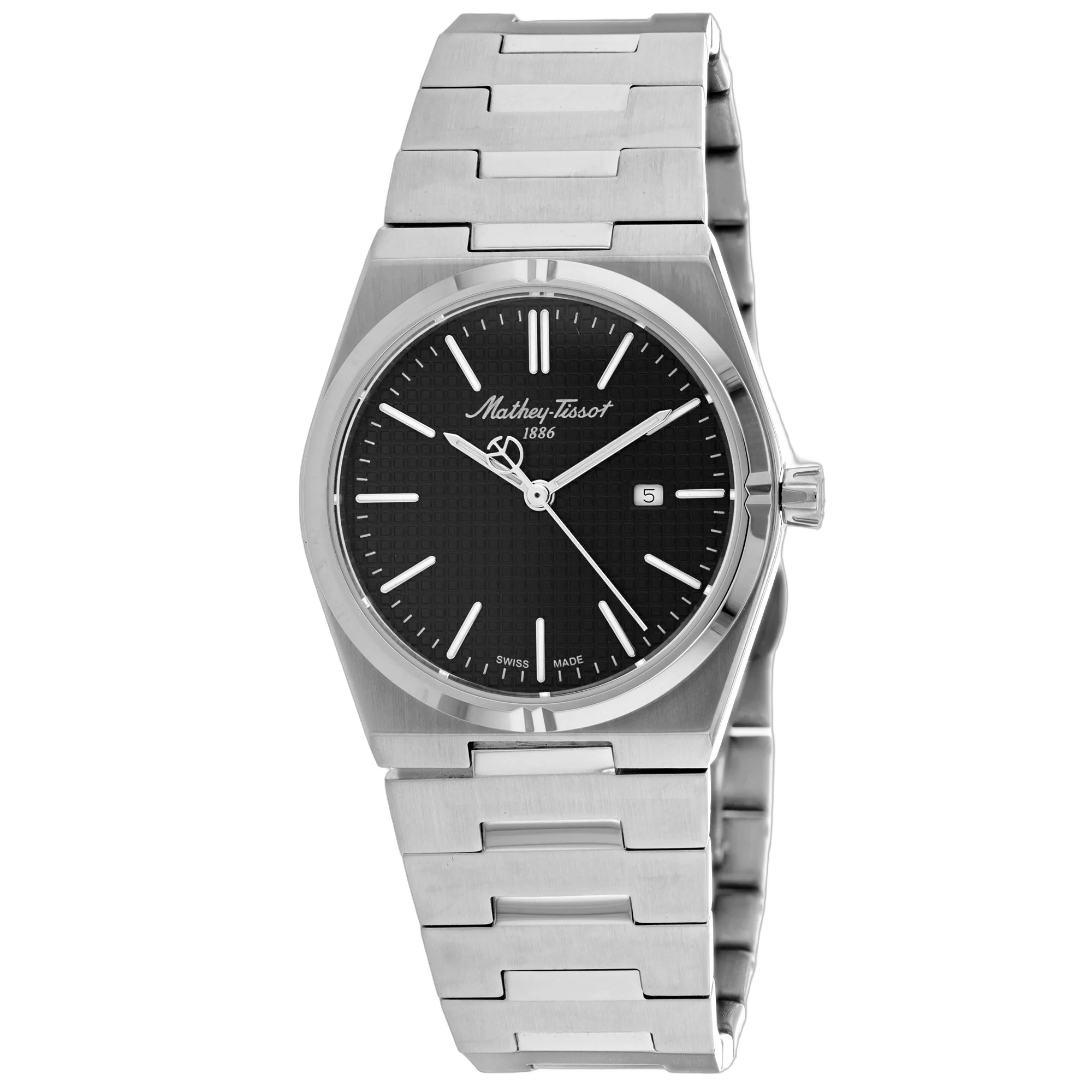 Mathey Tissot Watch — Black by Mathey Tissot