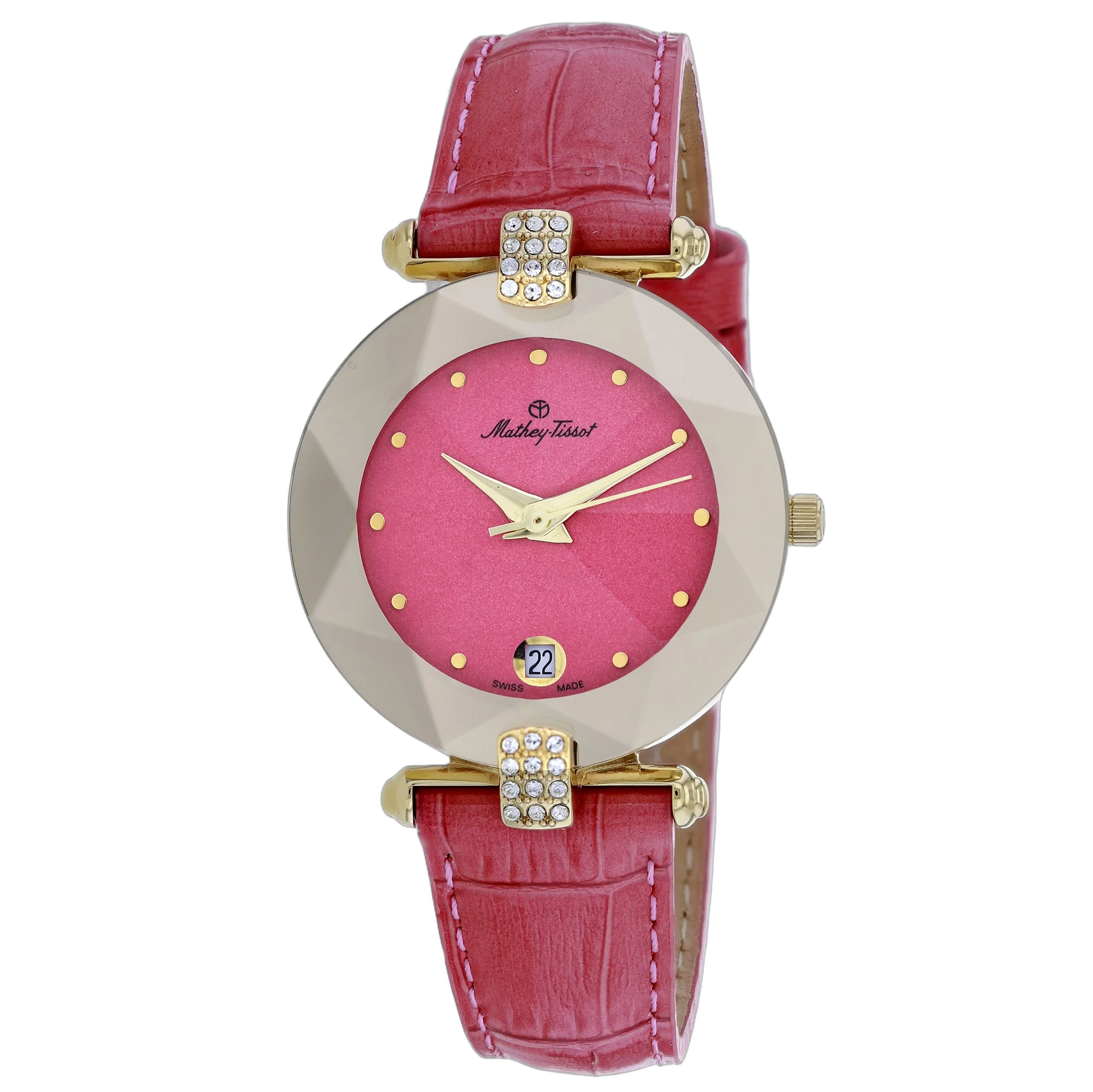 Mathey Tissot Pyramide Watch — Pink by Mathey Tissot