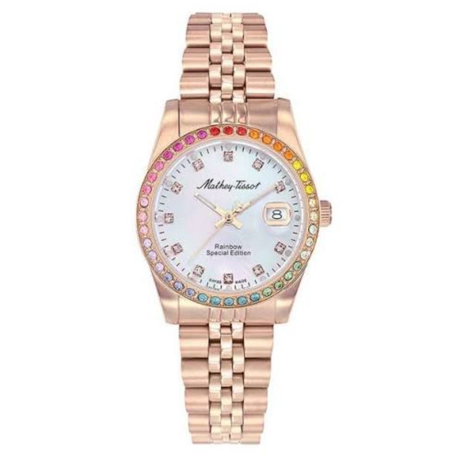 Mathey Tissot Rainbow Watch — Rose Gold by Mathey Tissot
