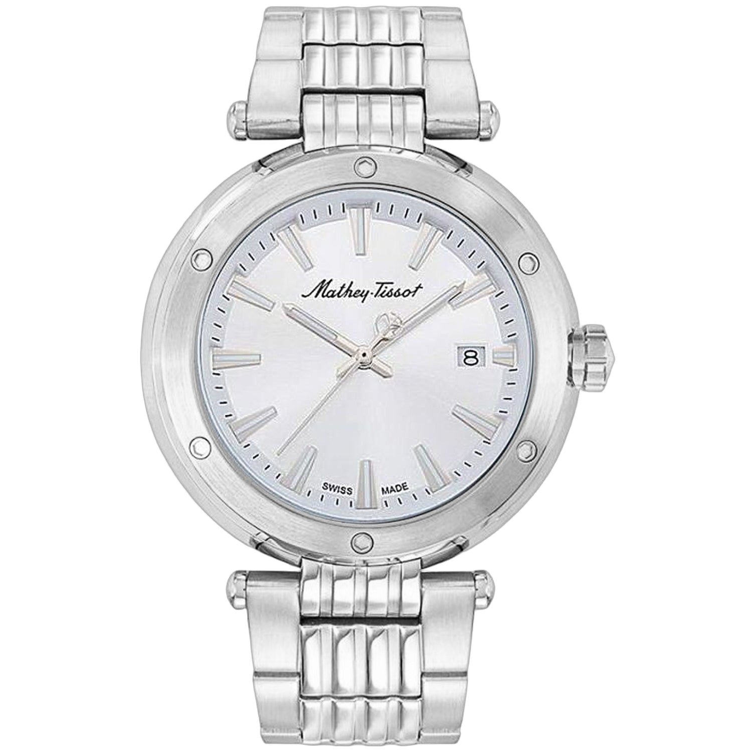 Mathey Tissot Neptune Watch — Silver by Mathey Tissot