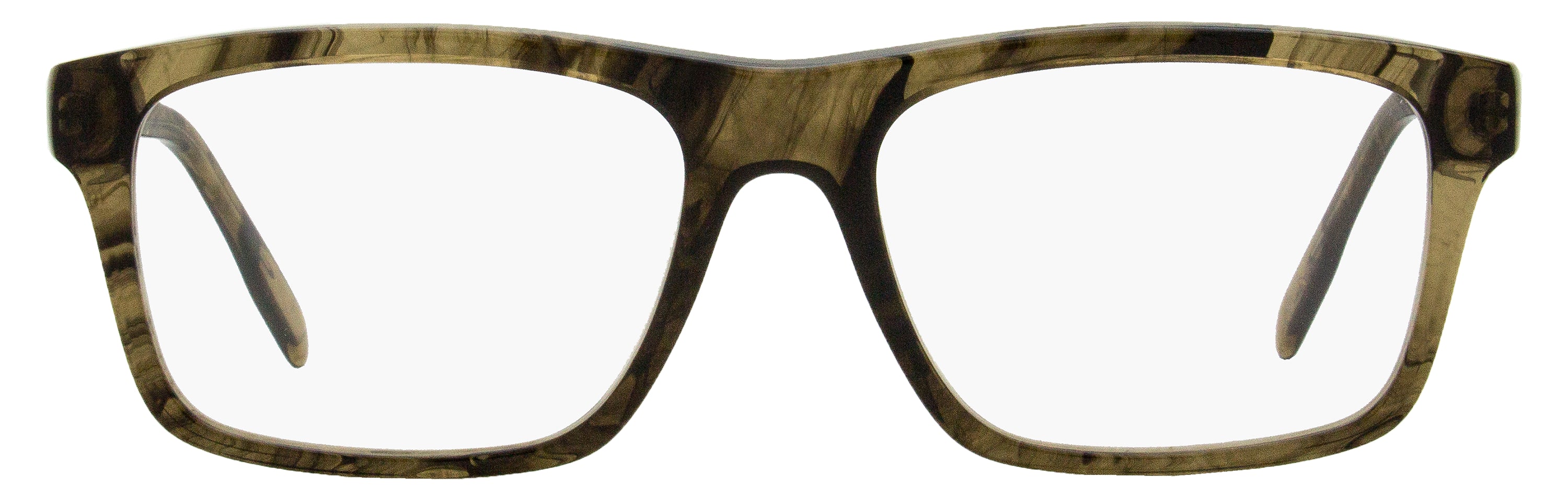 Maui Jim MJO2124 Large Rectangular Eyeglasses — Brown, view 2