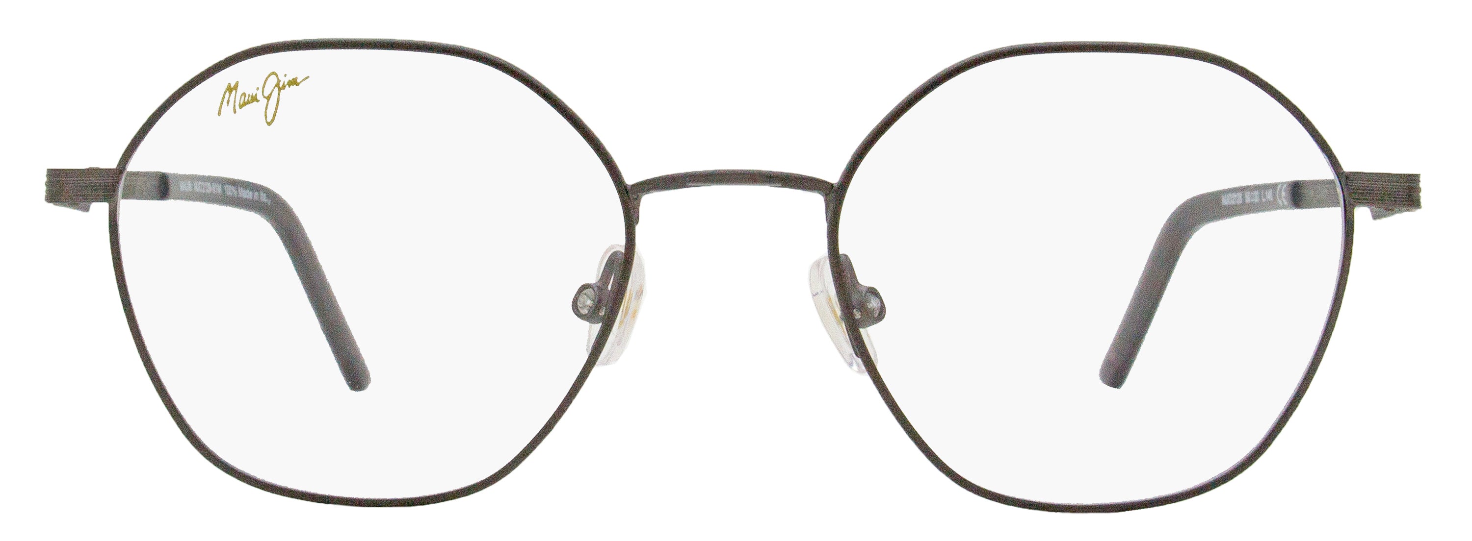 Maui Jim MJO2128 Hexagonal Metal Eyeglasses — Gray, view 2