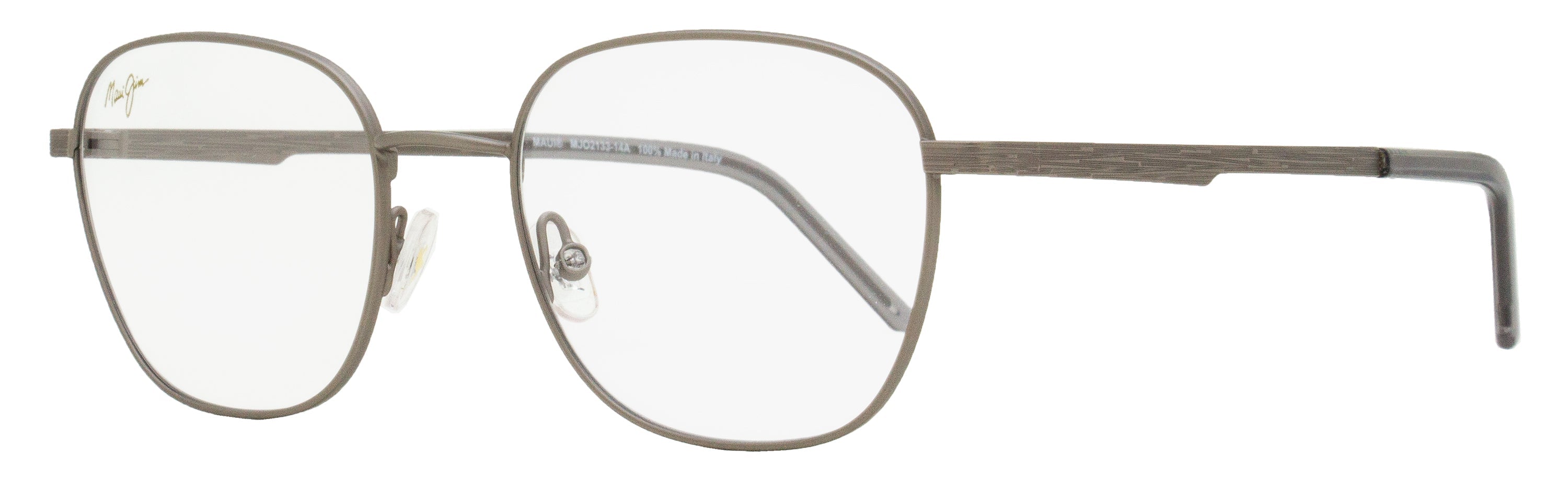 Maui Jim MJO2133 Oval Metal Eyeglasses — Gray by Maui Jim