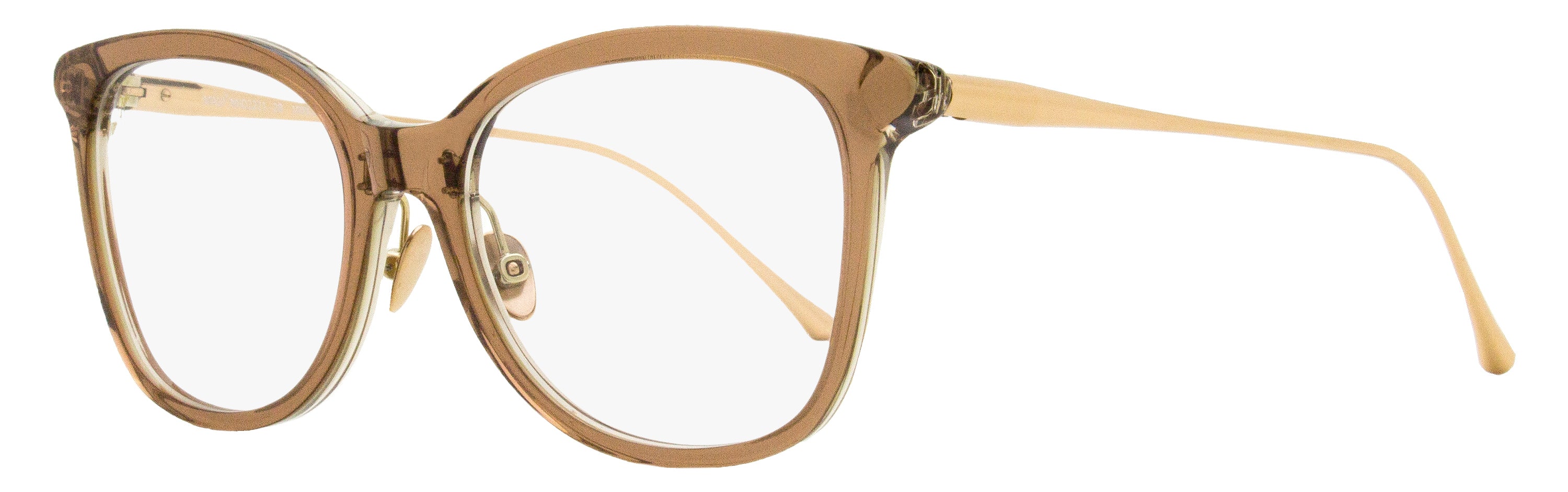 Maui Jim MJO2221 Rounded Square Acetate Eyeglasses — Brown by Maui Jim