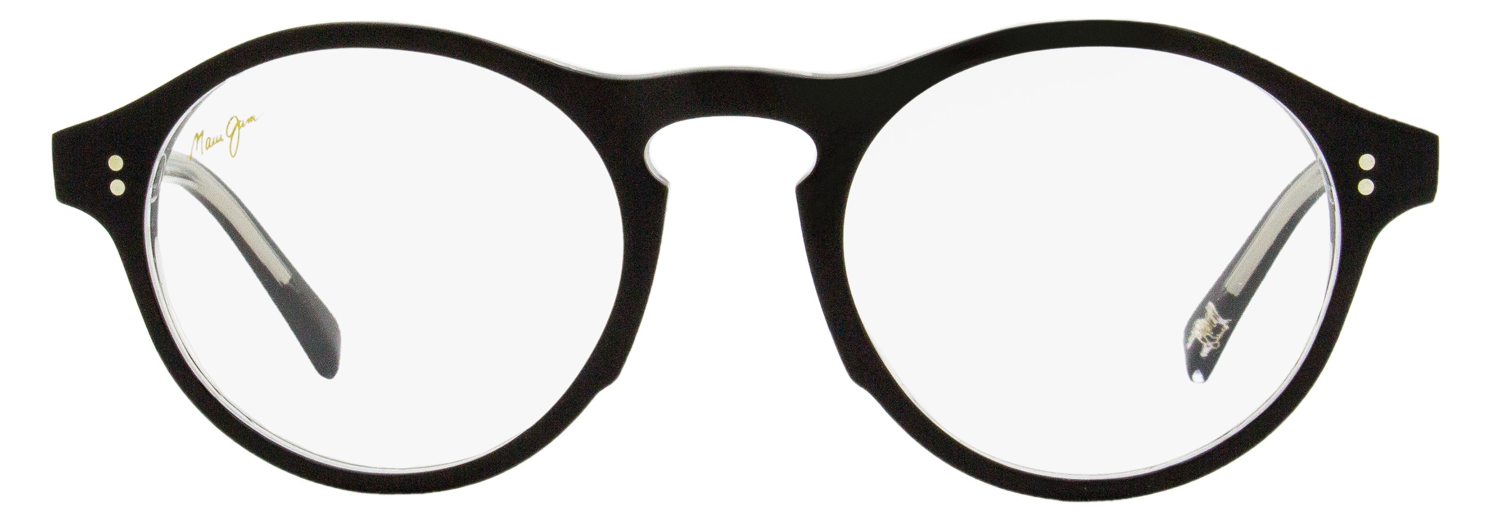 Maui Jim MJO2232 Oval Acetate Eyeglasses — Black by Maui Jim