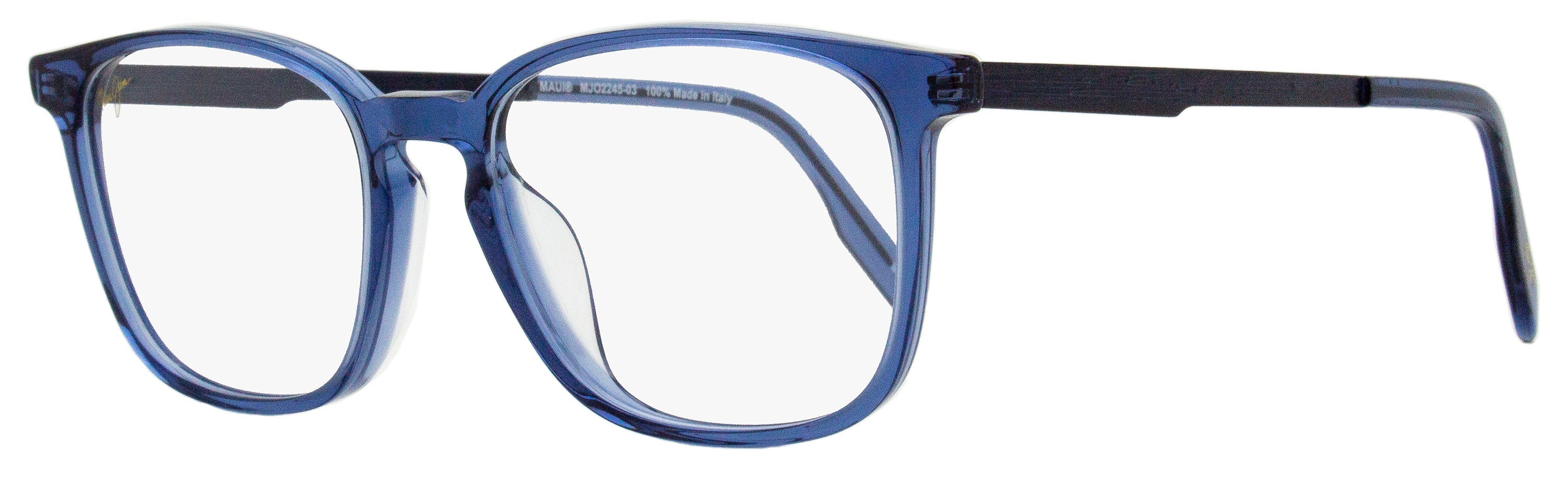 Maui Jim MJO2245 Rectangular Acetate Eyeglasses — Blue by Maui Jim