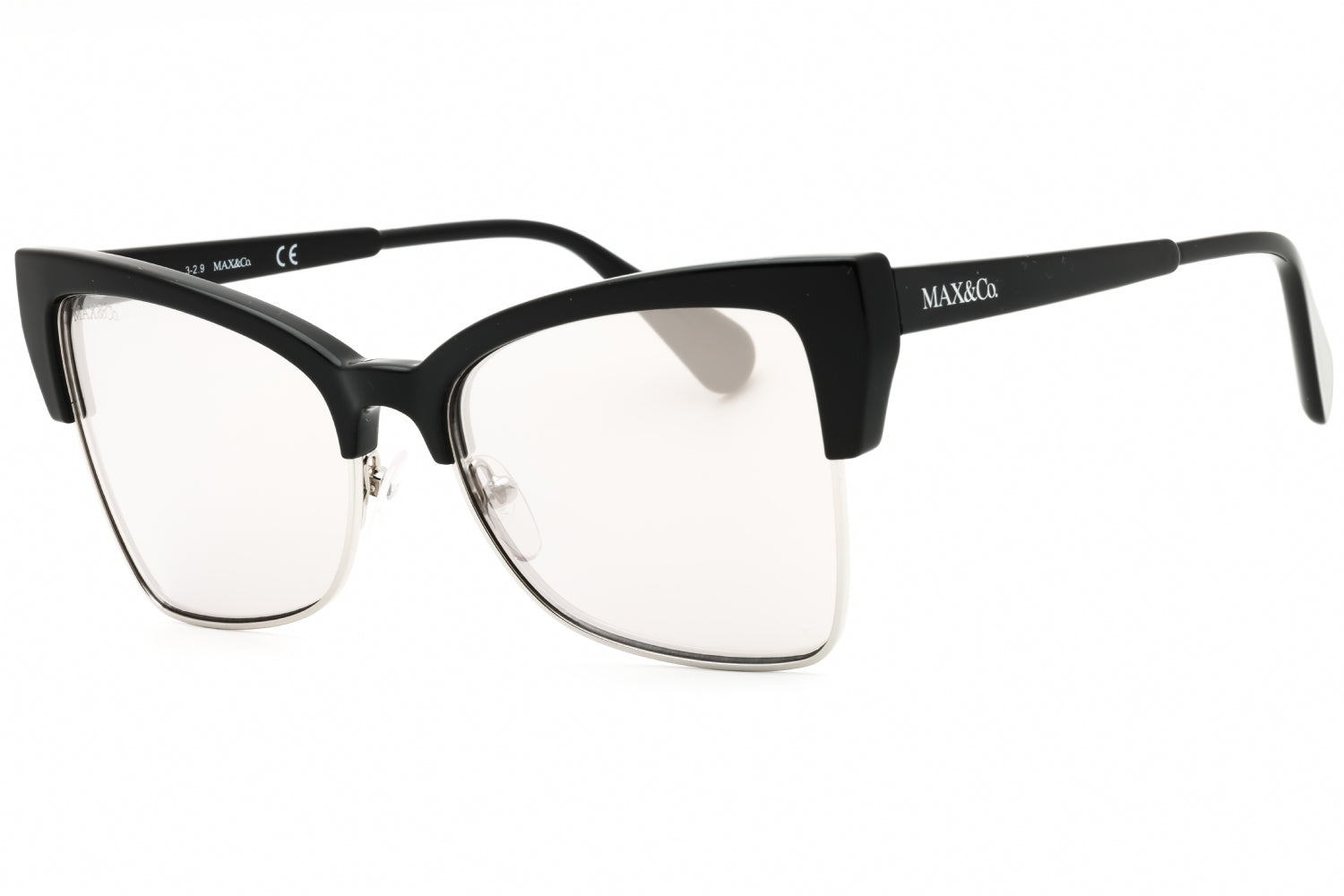 Max & Co MO0004 Cat-Eye Propionate Sunglasses — Black by Max & Co
