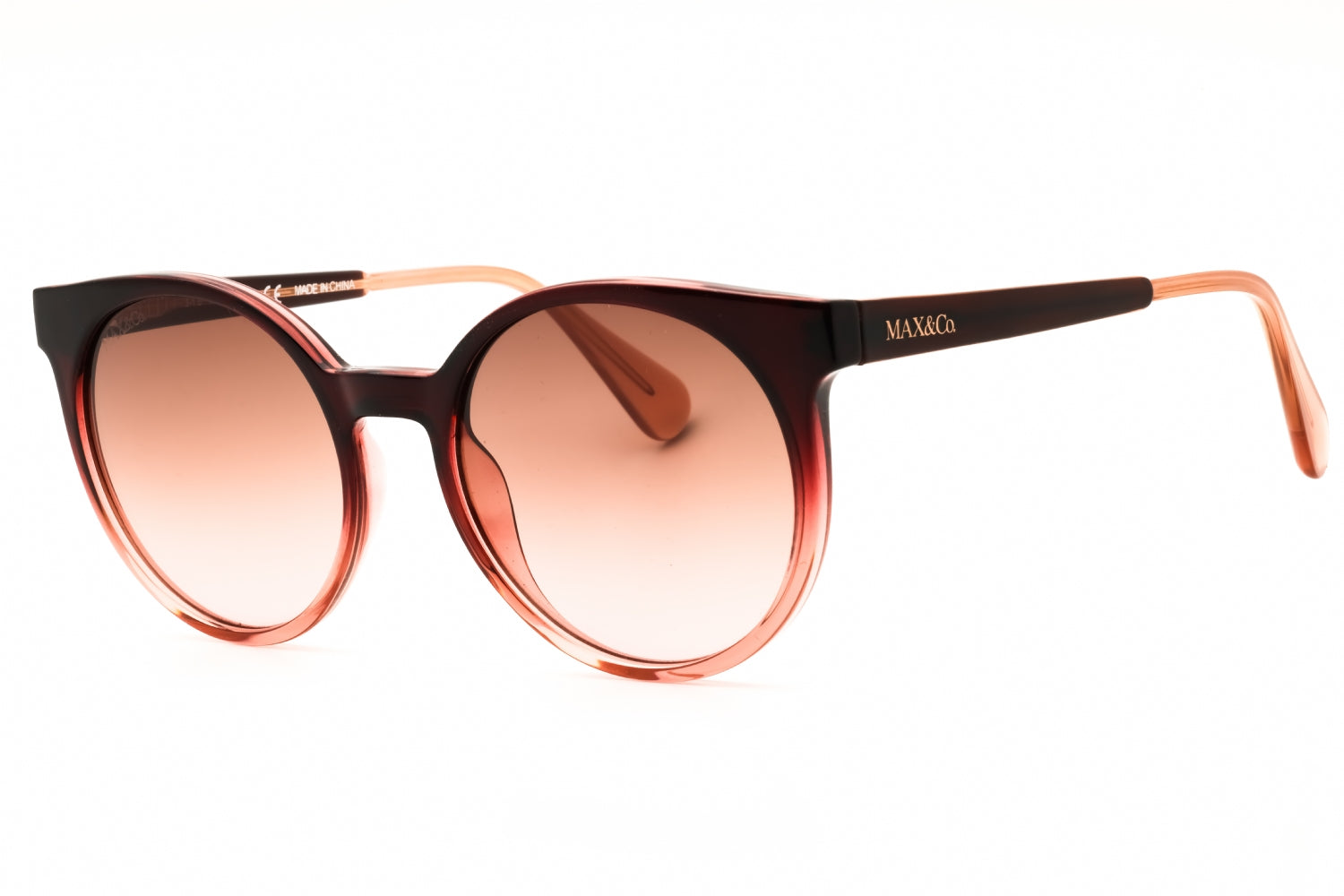 Max & Co MO0012 Round Gradient Sunglasses — Brown by Max & Co