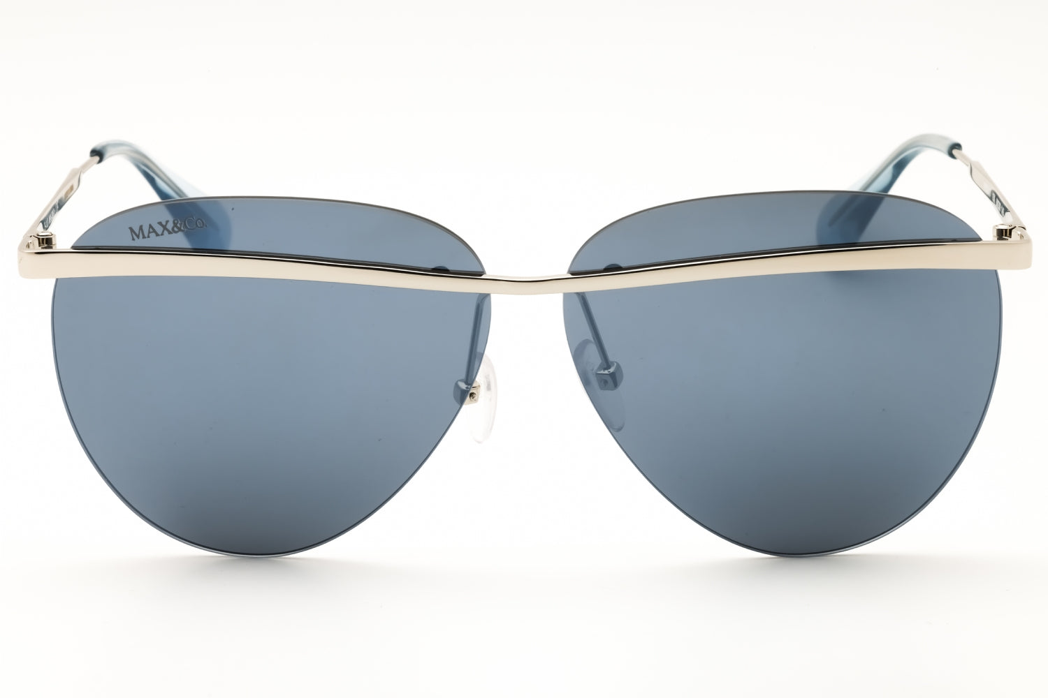 Max & Co MO0017 Aviator Metal Frame Sunglasses — Silver, view 2