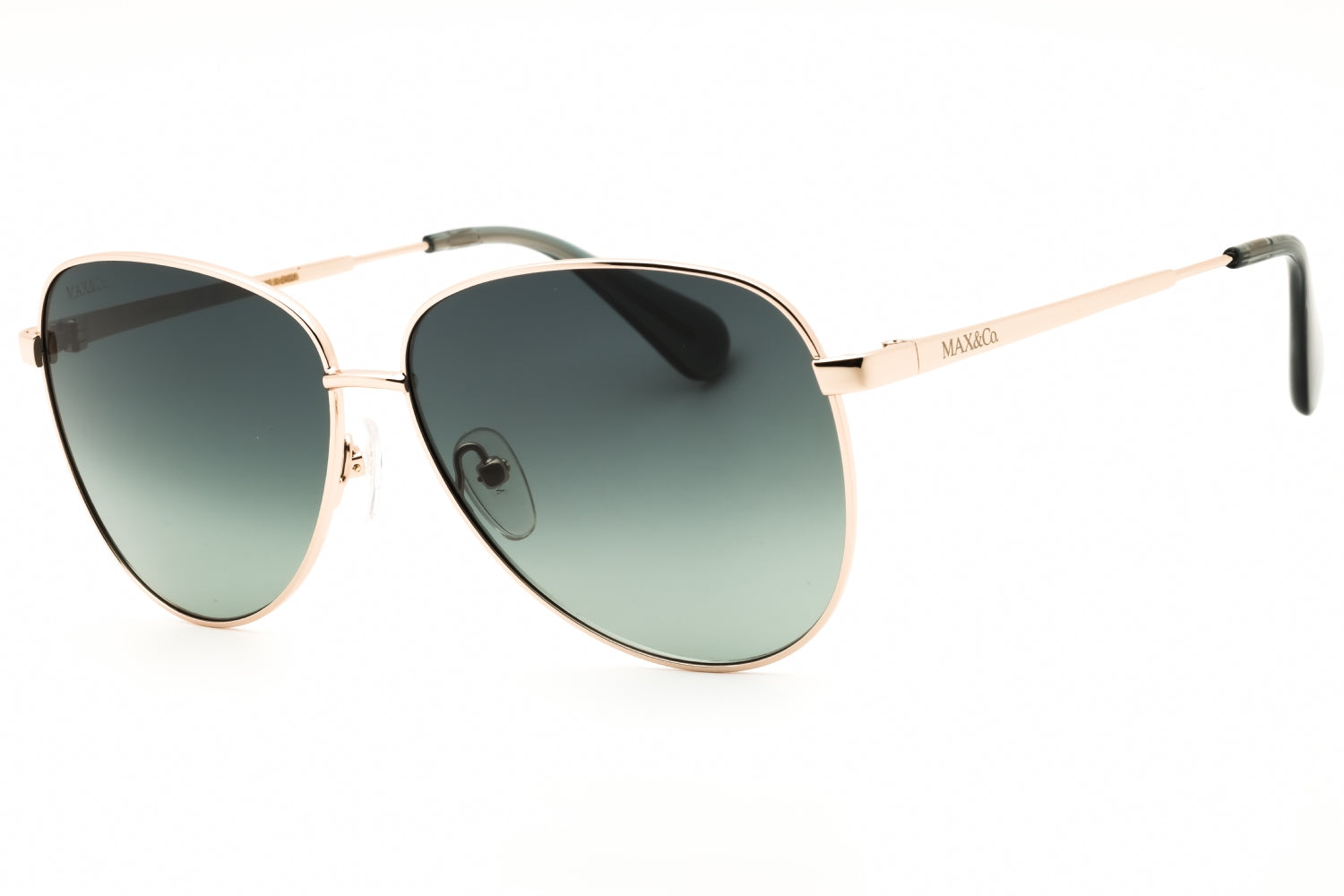 Max & Co MO0049 Gradient Lens Aviator Sunglasses — Gold by Max & Co