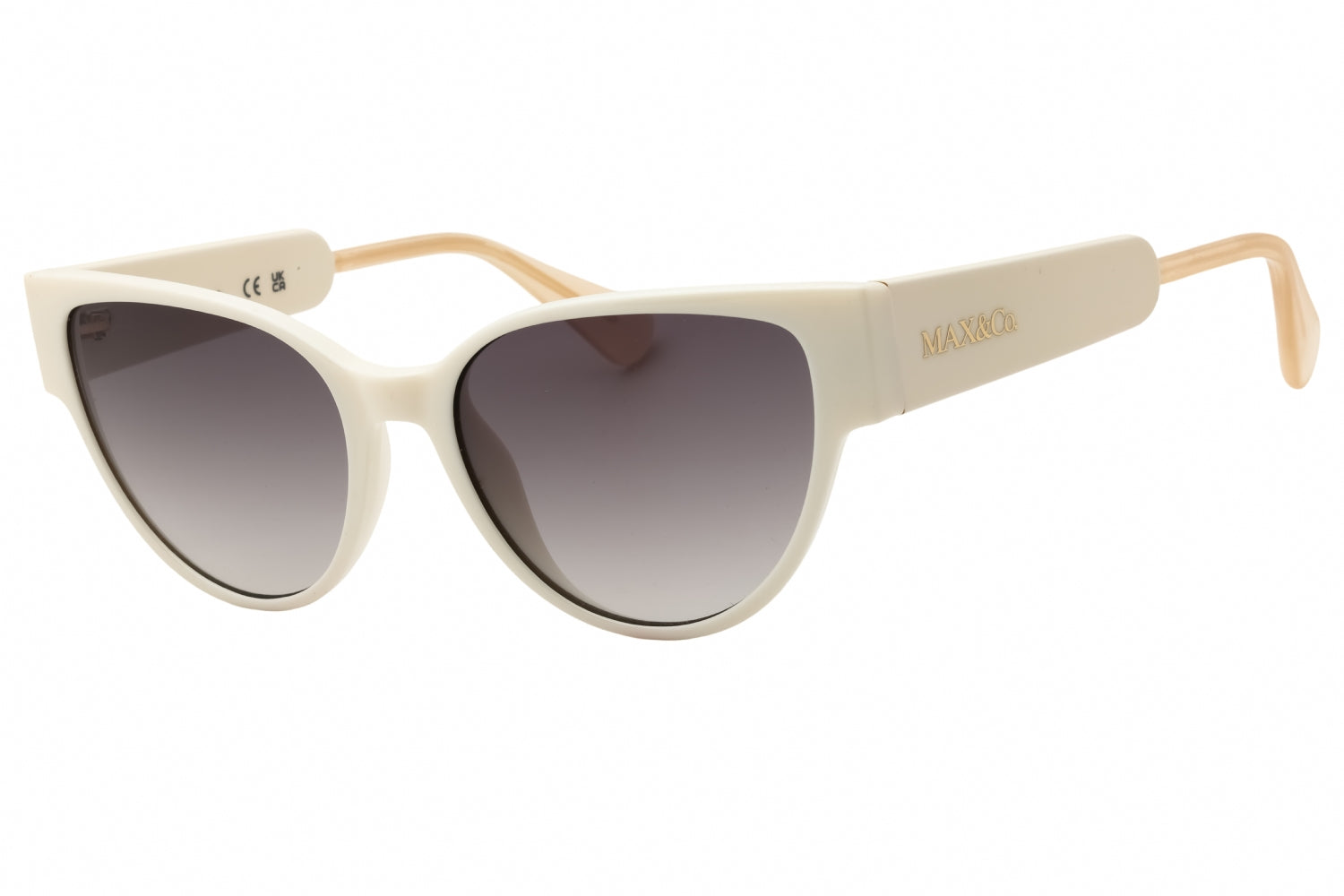 Max & Co MO0053 Cat-Eye Gradient Lens Sunglasses — Cream by Max & Co