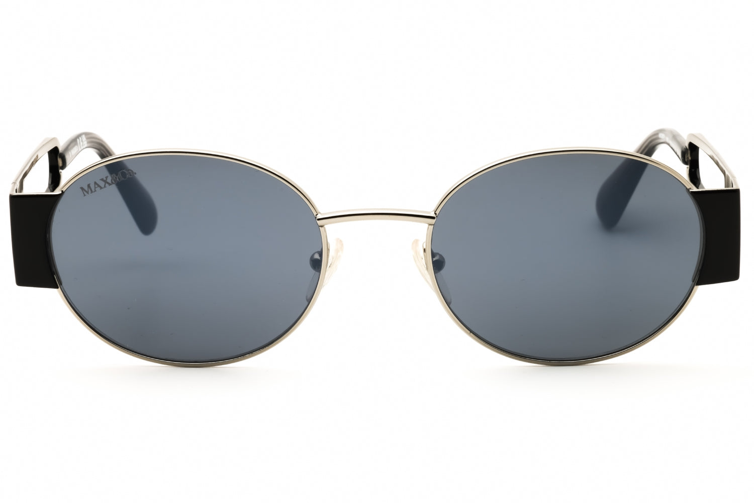 Max & Co MO0071 Oval Metal Sunglasses — Silver, view 2