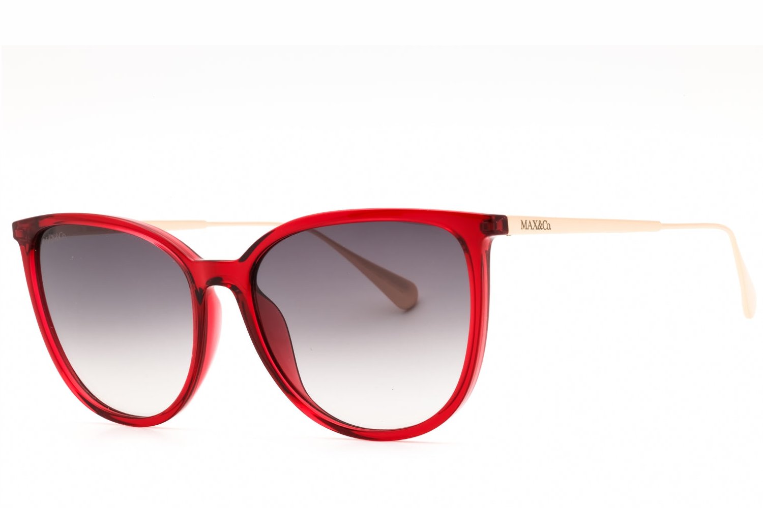 Max & Co MO0078 Oval Gradient Lens Sunglasses — Red by Max & Co