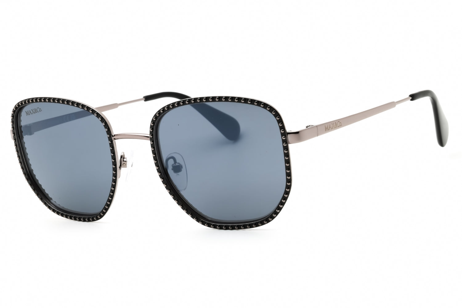 Max & Co MO0091 Embellished Cat Eye Sunglasses — Black by Max & Co
