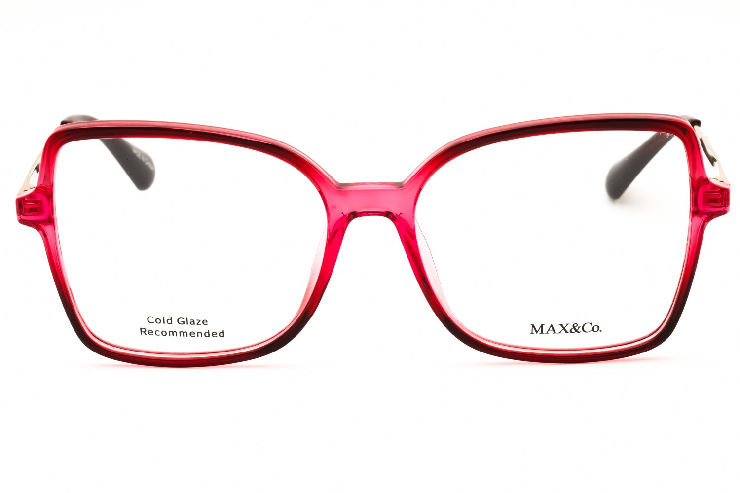 Max & Co MO5009 Rectangular Propionate Eyeglasses — Pink, view 2