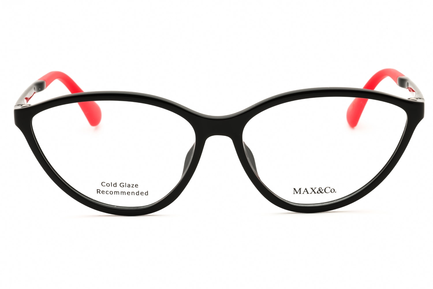 Max & Co MO5044 Oval Propionate Eyeglasses — Black, view 2