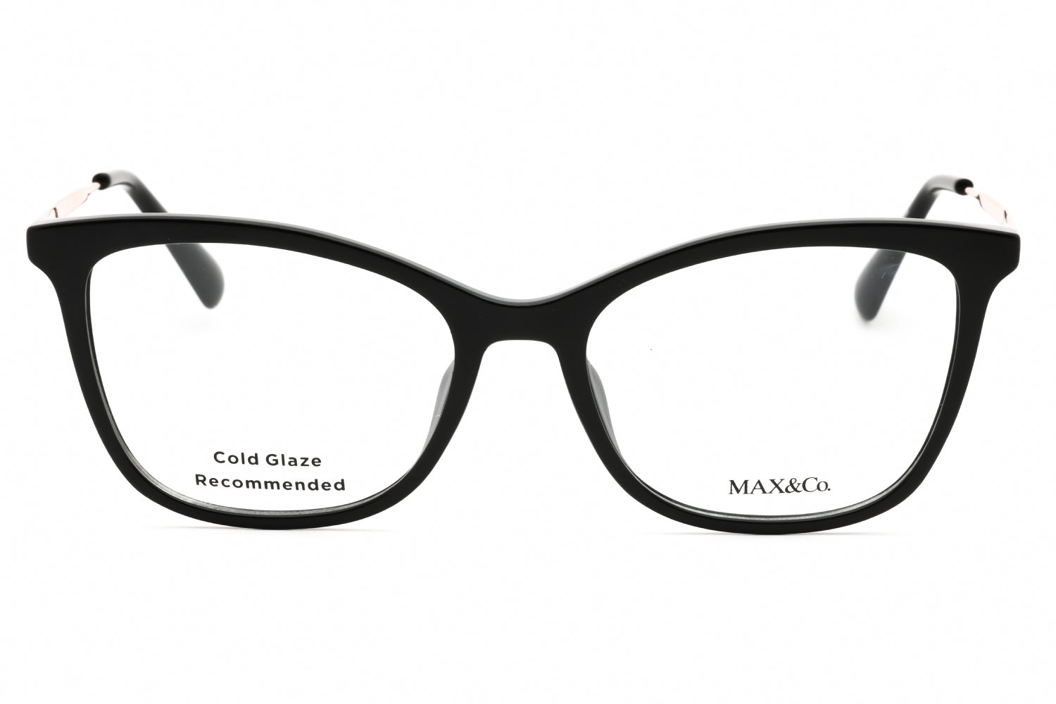 Max & Co MO5051 Rectangular Eyeglasses — Black, view 2