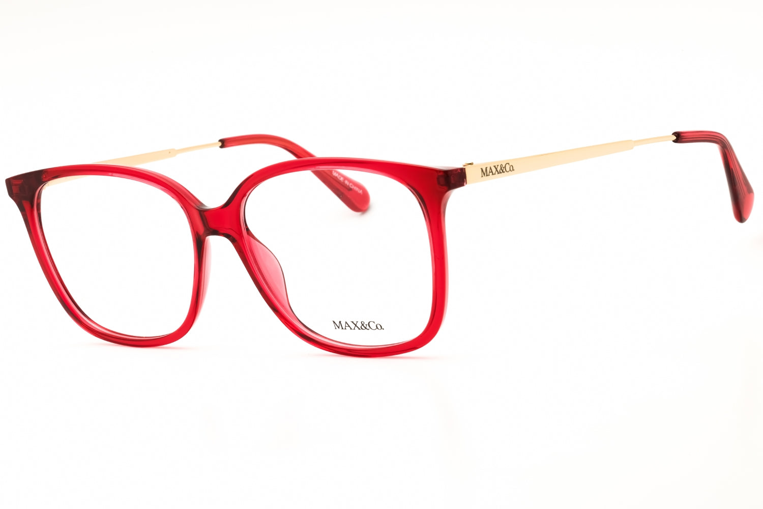 Max & Co MO5104 Red Square-Frame Eyeglasses — Red by Max & Co