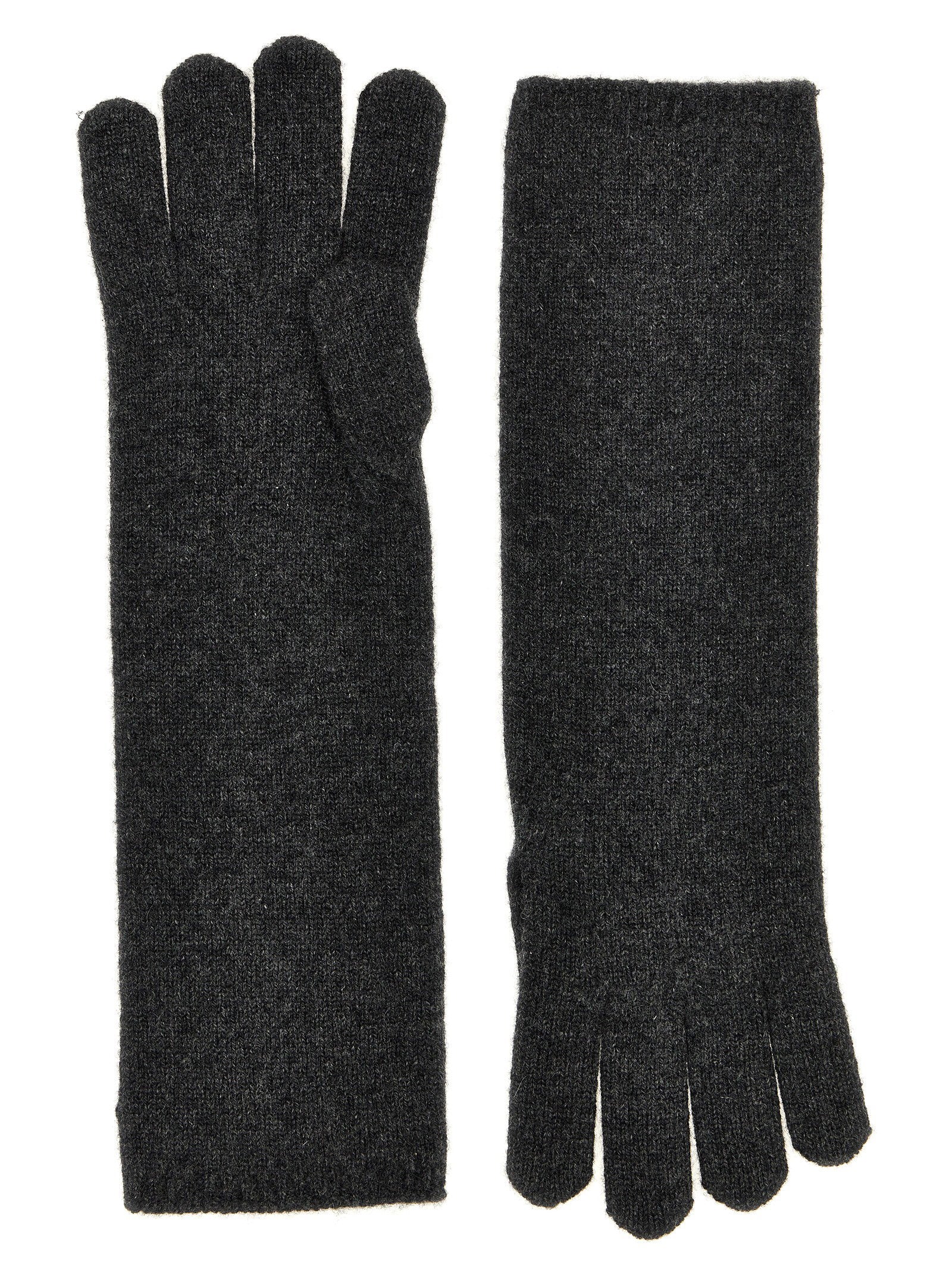Max Mara Alaggio Gloves — Black, view 2