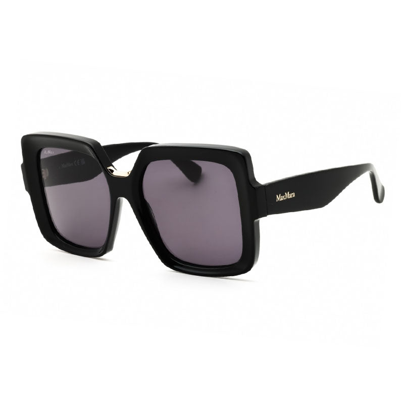 Max Mara MM008801A Square Full Rim Sunglasses — Black by Max Mara