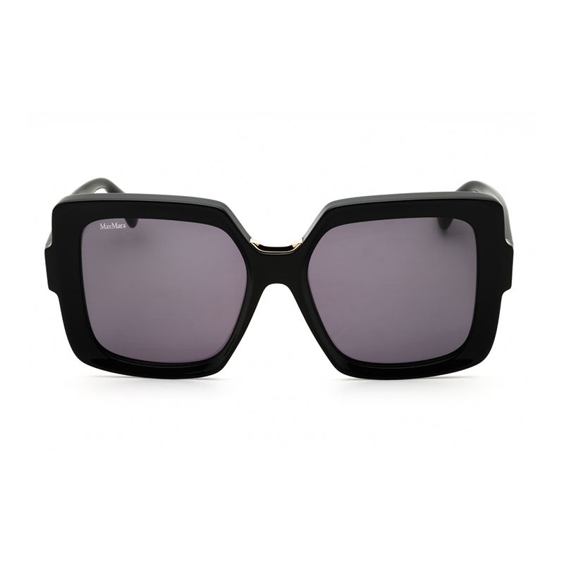 Max Mara MM008801A Square Full Rim Sunglasses — Black, view 2