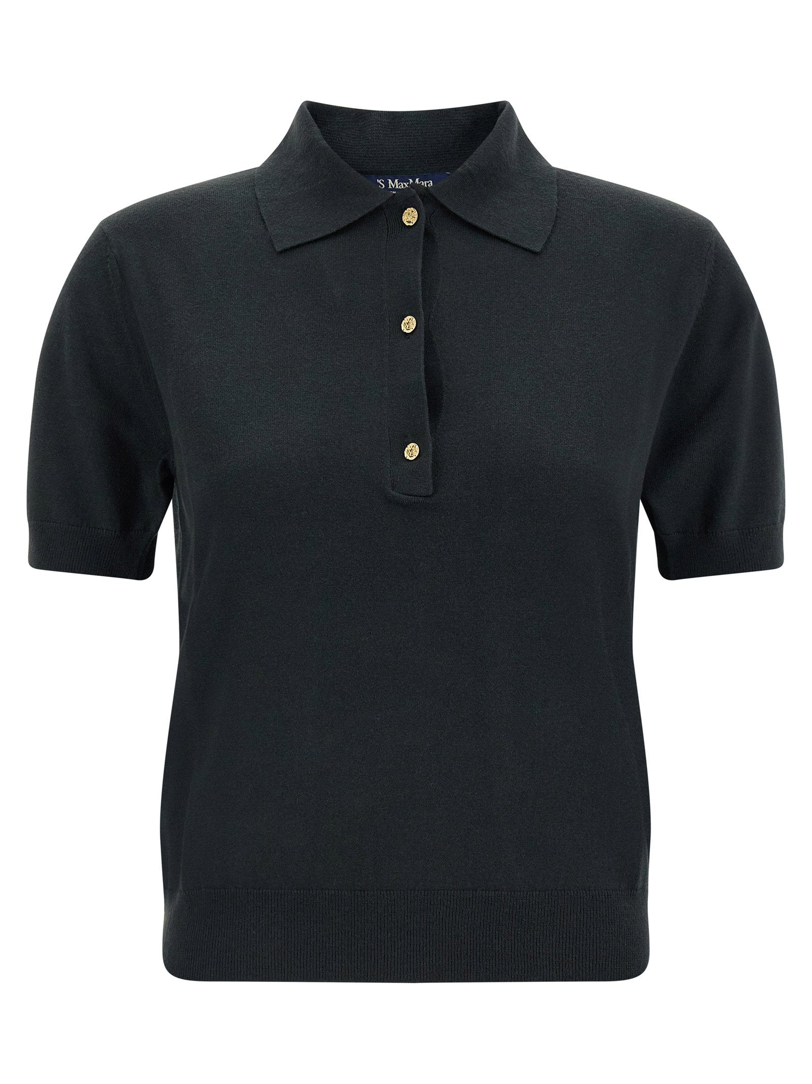 Max Mara 'S Pomposa Polo — Black by Max Mara 'S