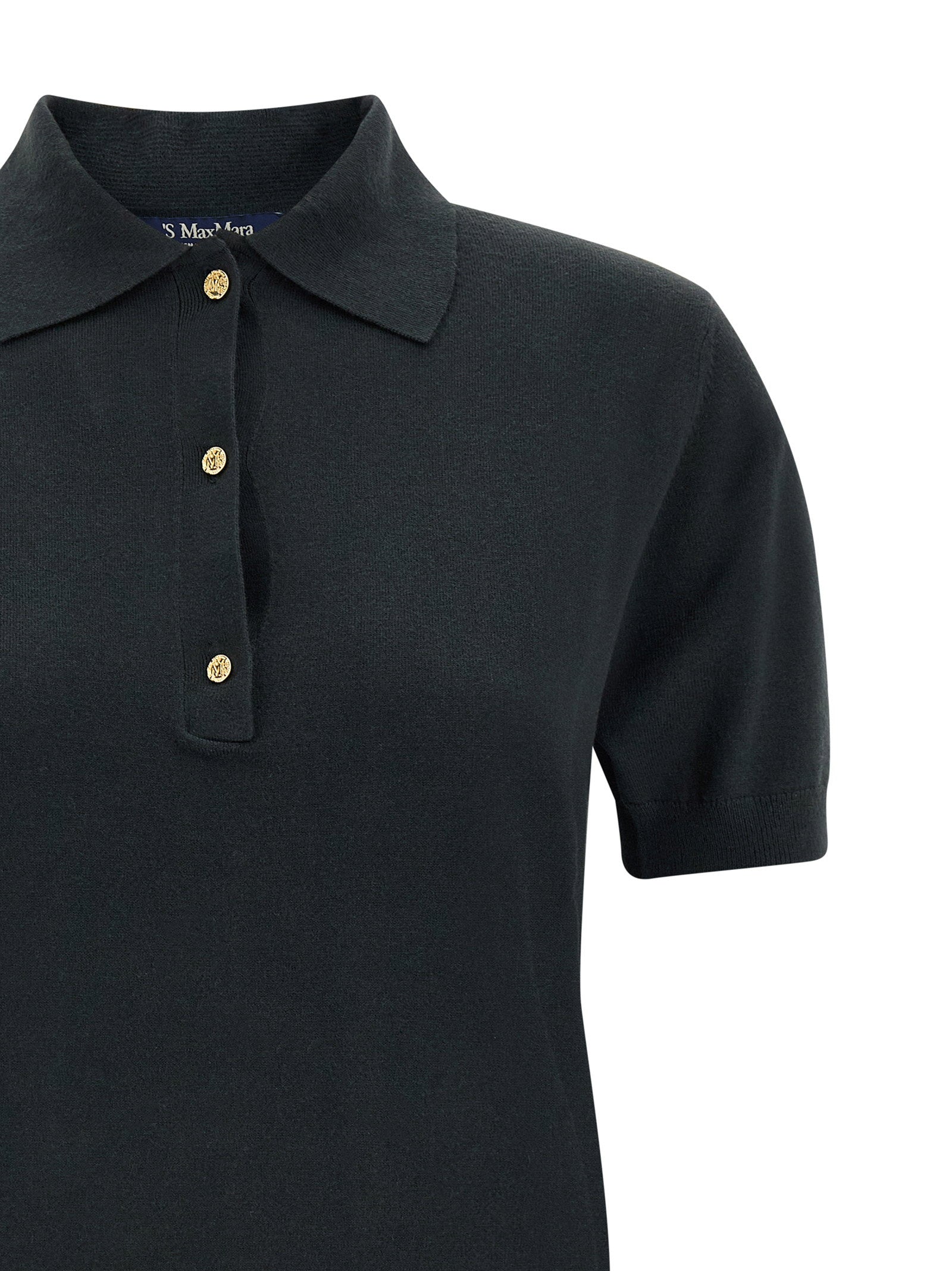 Max Mara 'S Pomposa Polo — Black, view 3