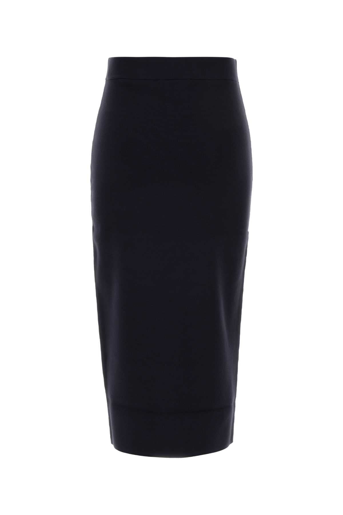 Max Mara Gamma Skirt — Navy, view 2