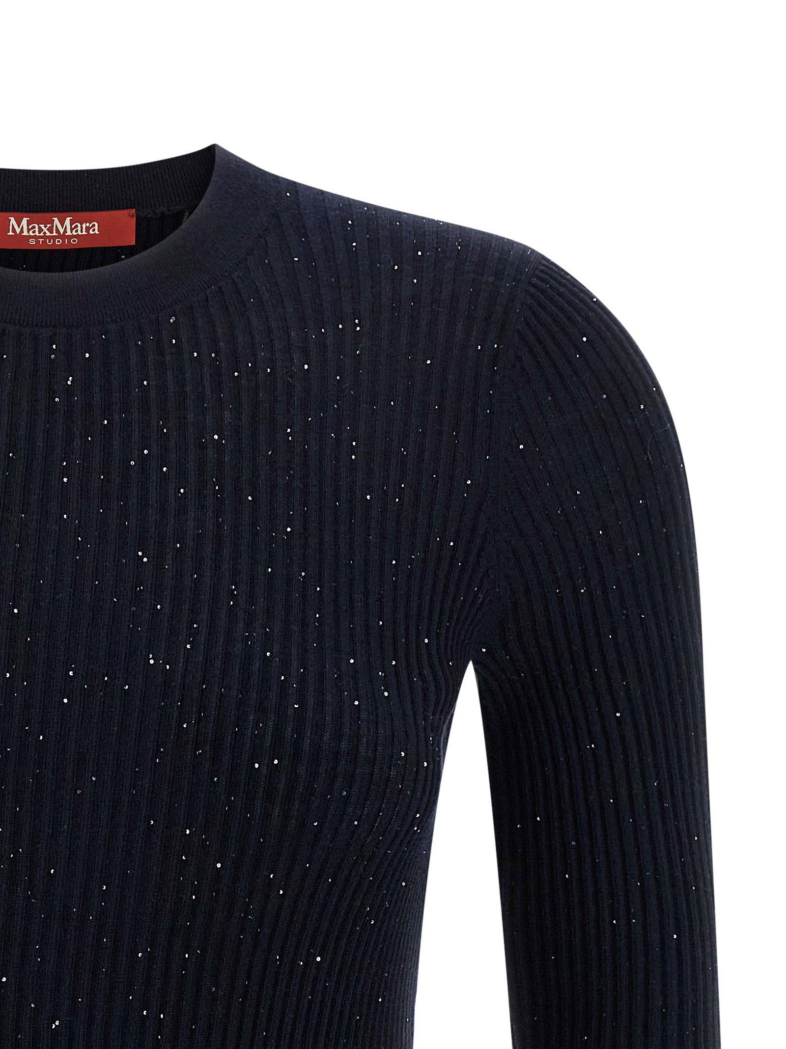 Max Mara Studio Sweater — Black, view 3
