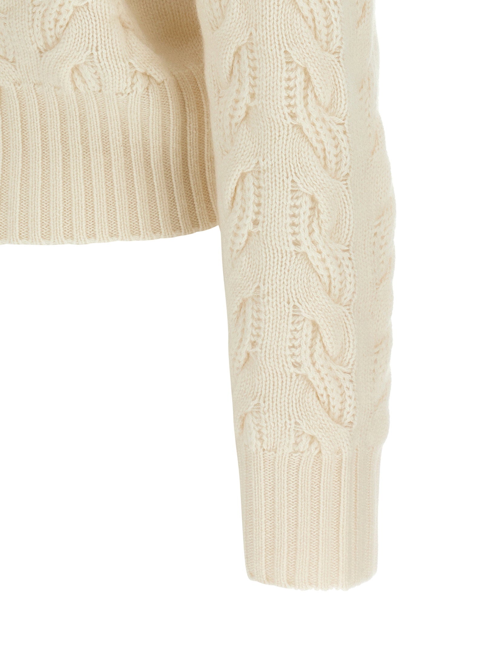 Max Mara Studio Sweater — Cream, view 4
