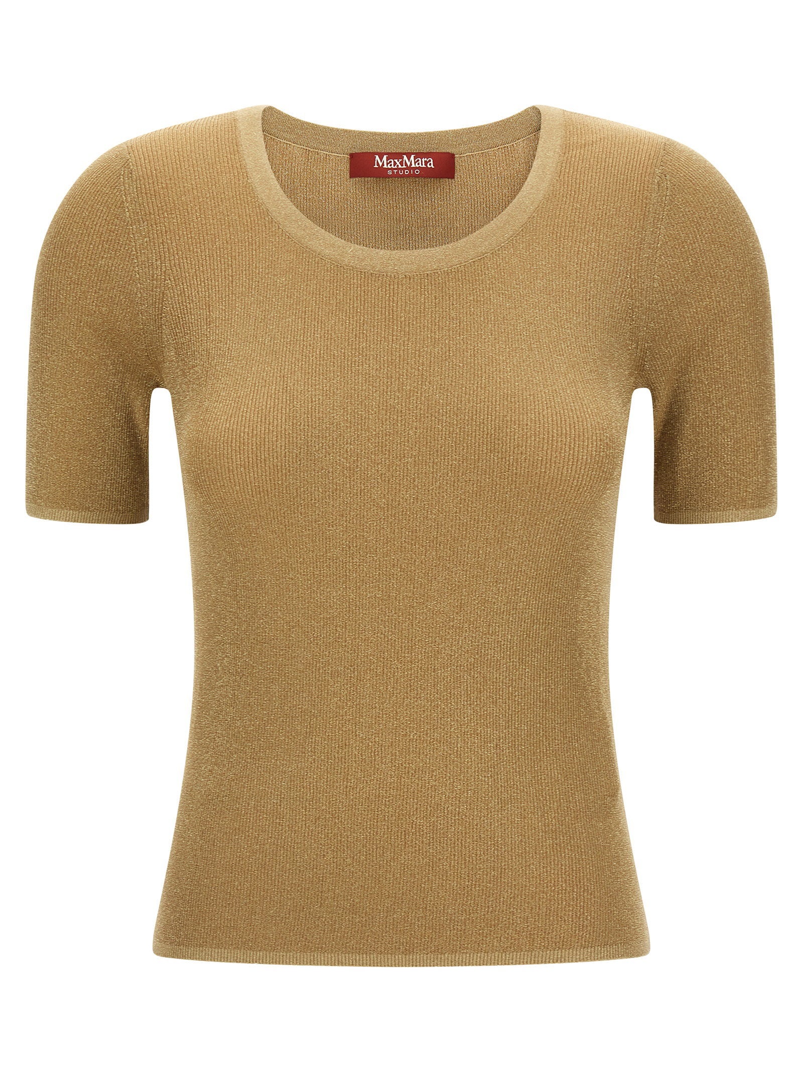 Max Mara Studio Sequoia T-shirt — Taupe by Max Mara Studio