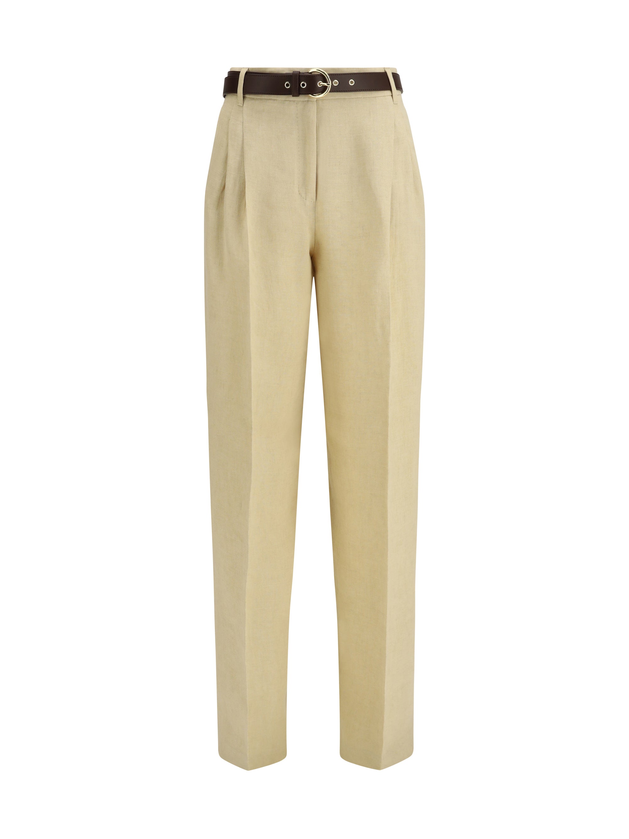 Max Mara Studio Trousers — Beige by Max Mara Studio