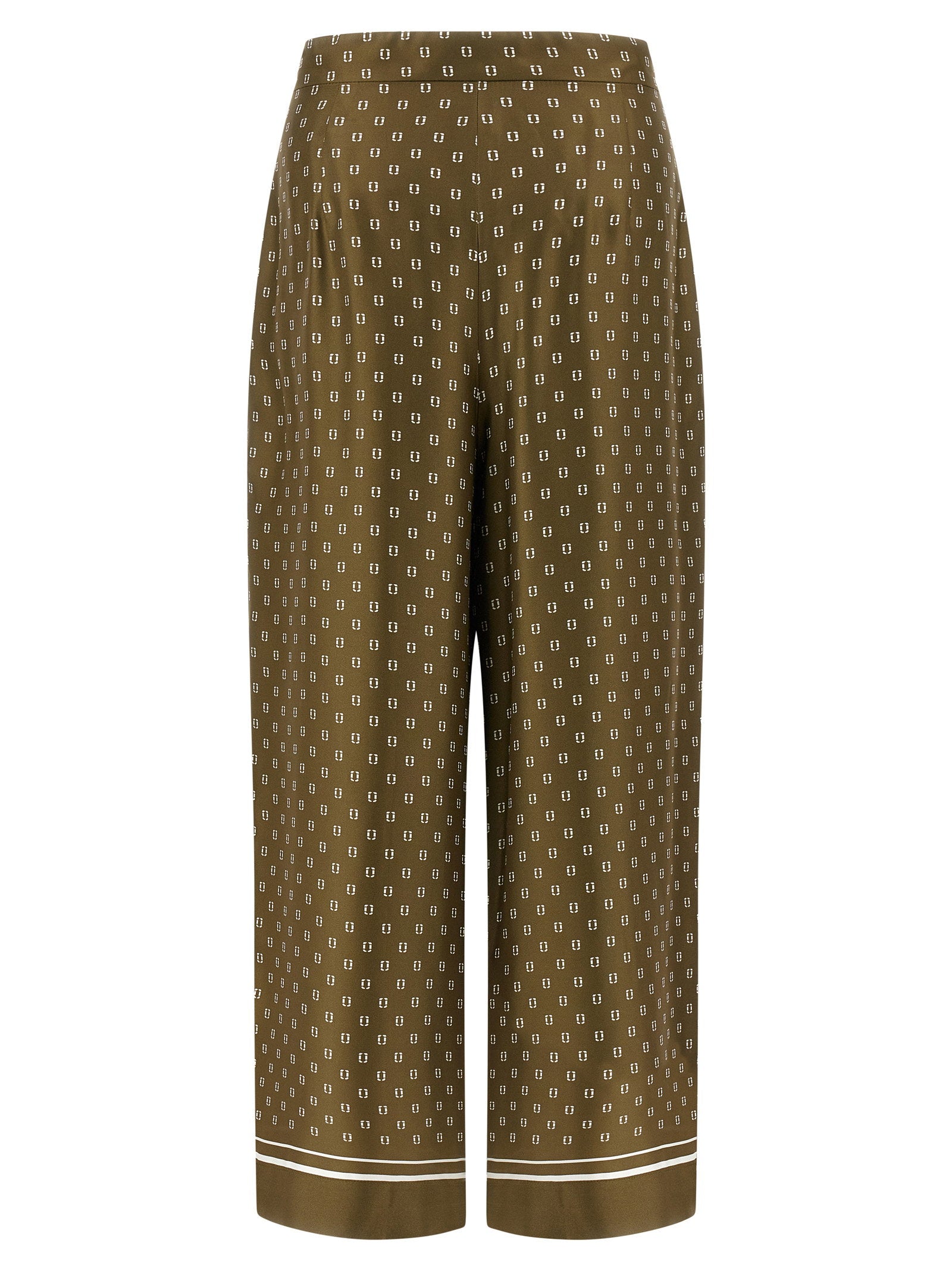 Max Mara Studio Trousers — Khaki, view 2