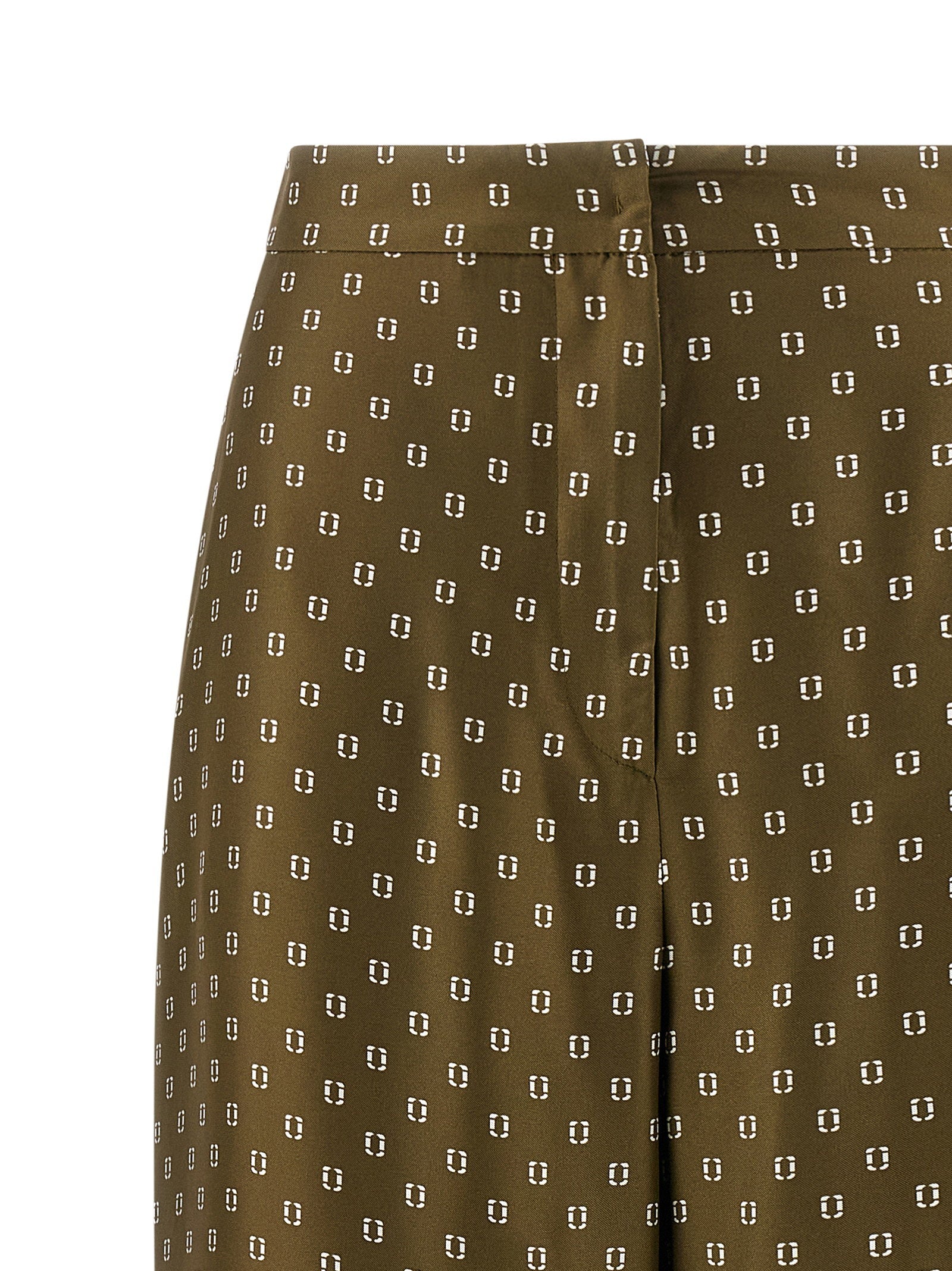 Max Mara Studio Trousers — Khaki, view 3