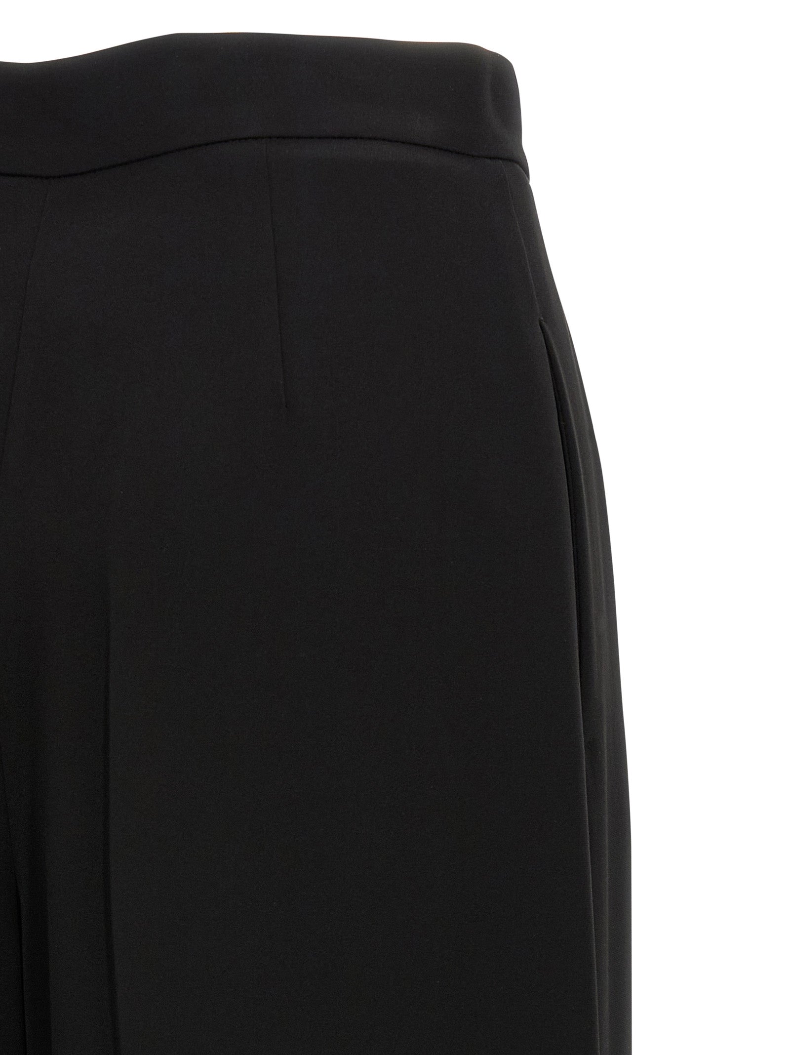 Max Mara Laccato Trousers — Black, view 4