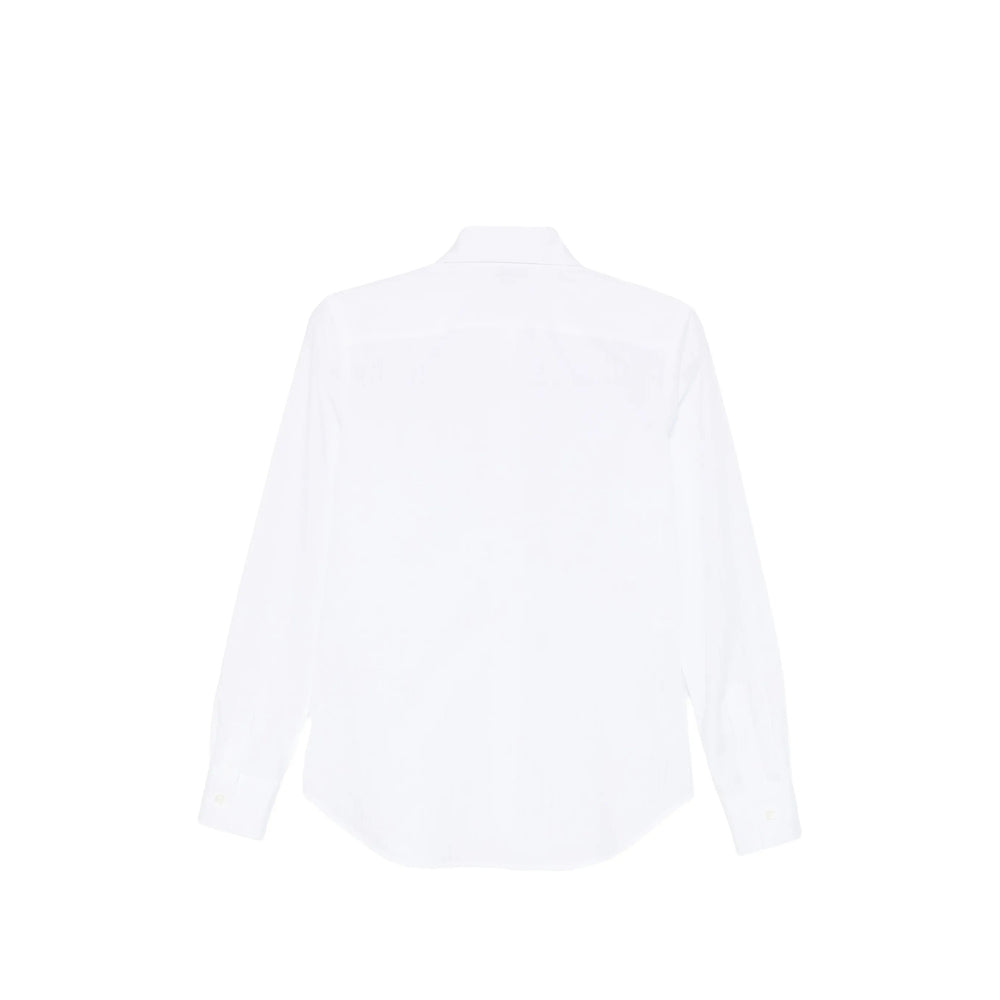 Mazzarelli Pure Cotton Shirt — White, view 3