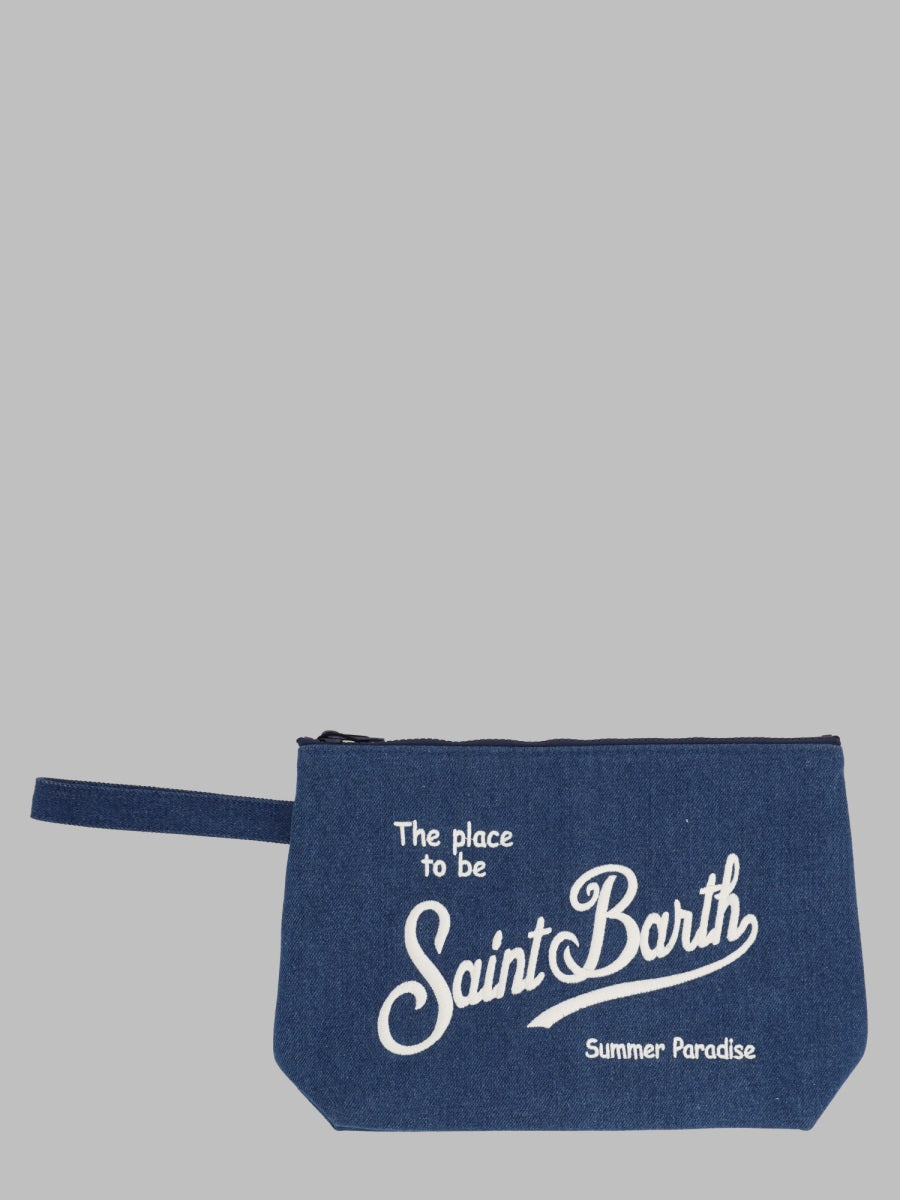 Mc2 Saint Barth Clutch — Blue by MC2 Saint Barth