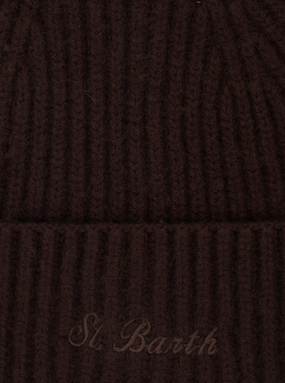 Mc2 Saint Barth MOS0004 Ribbed Wool Beanie — Brown, view 3
