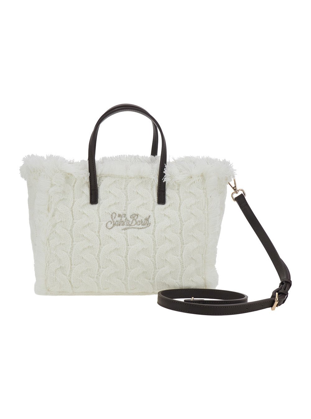 Mc2 Saint Barth Shoulder Bag — White, view 2