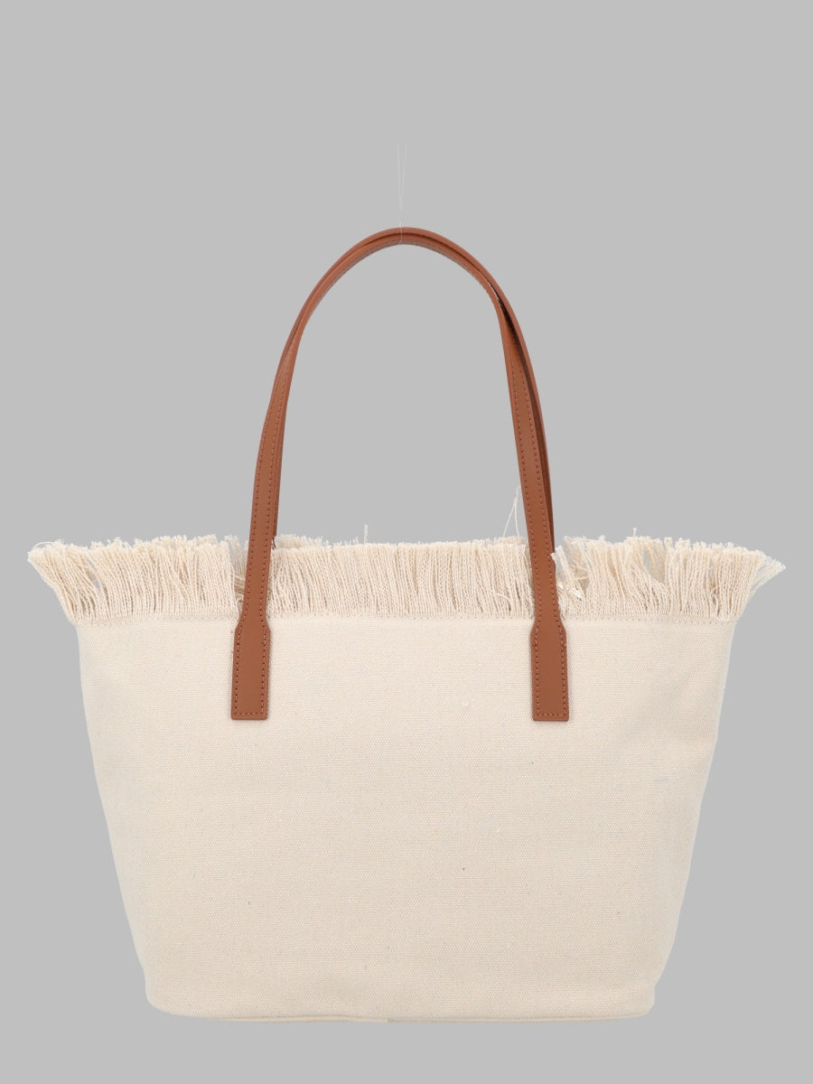 Mc2 Saint Barth City Shoulder Bag — White, view 2