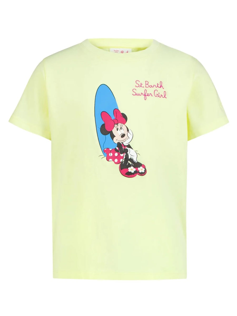 Mc2 Saint Barth Embroidered Cotton T-Shirt — Yellow by MC2 Saint Barth